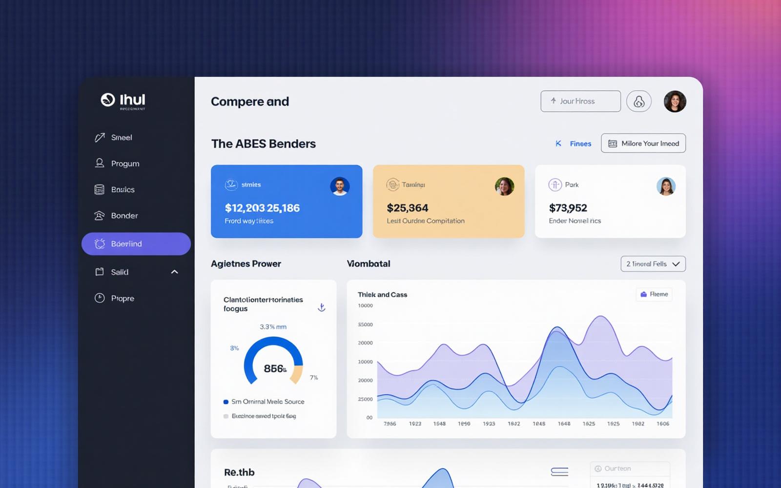 SaaS Dashboard Interface