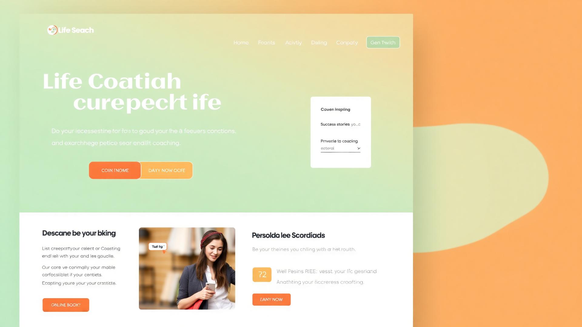 WordPress Coaching Template