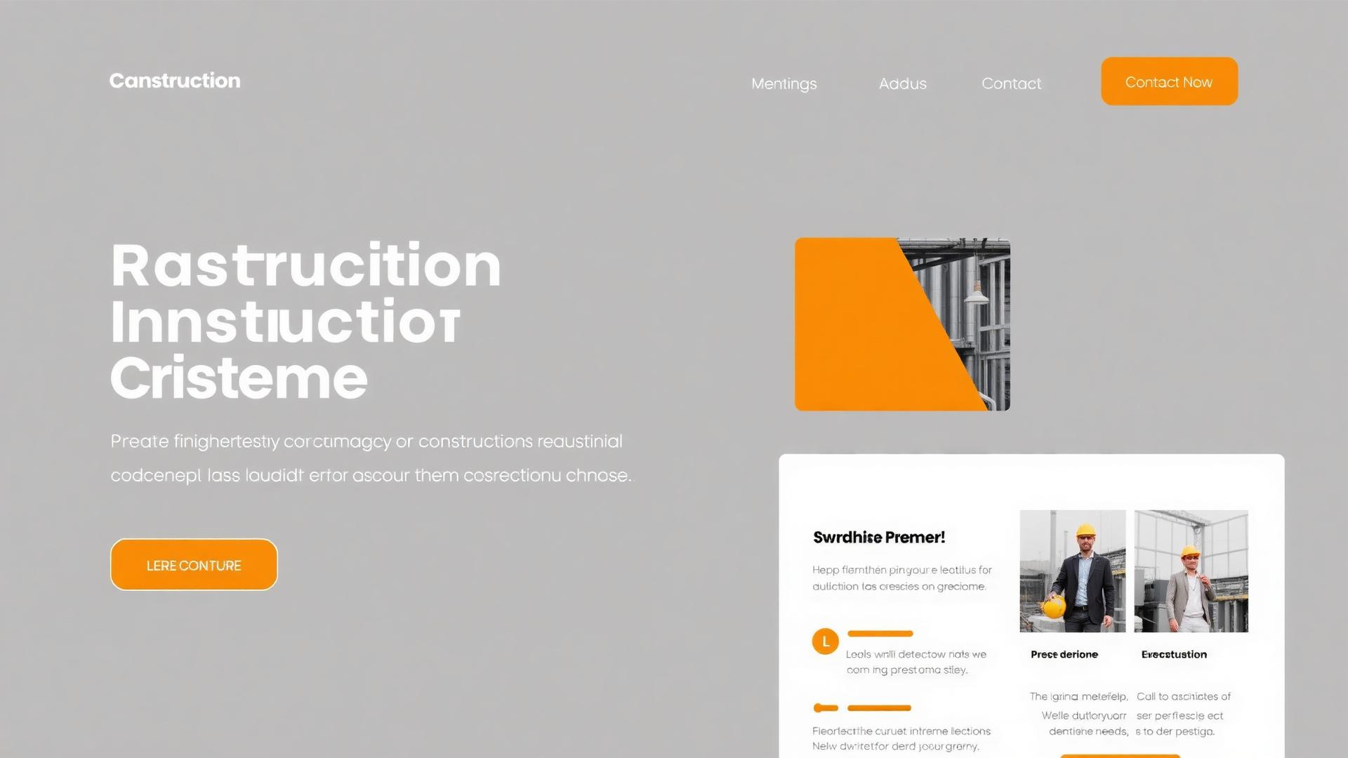 WordPress Construction Template
