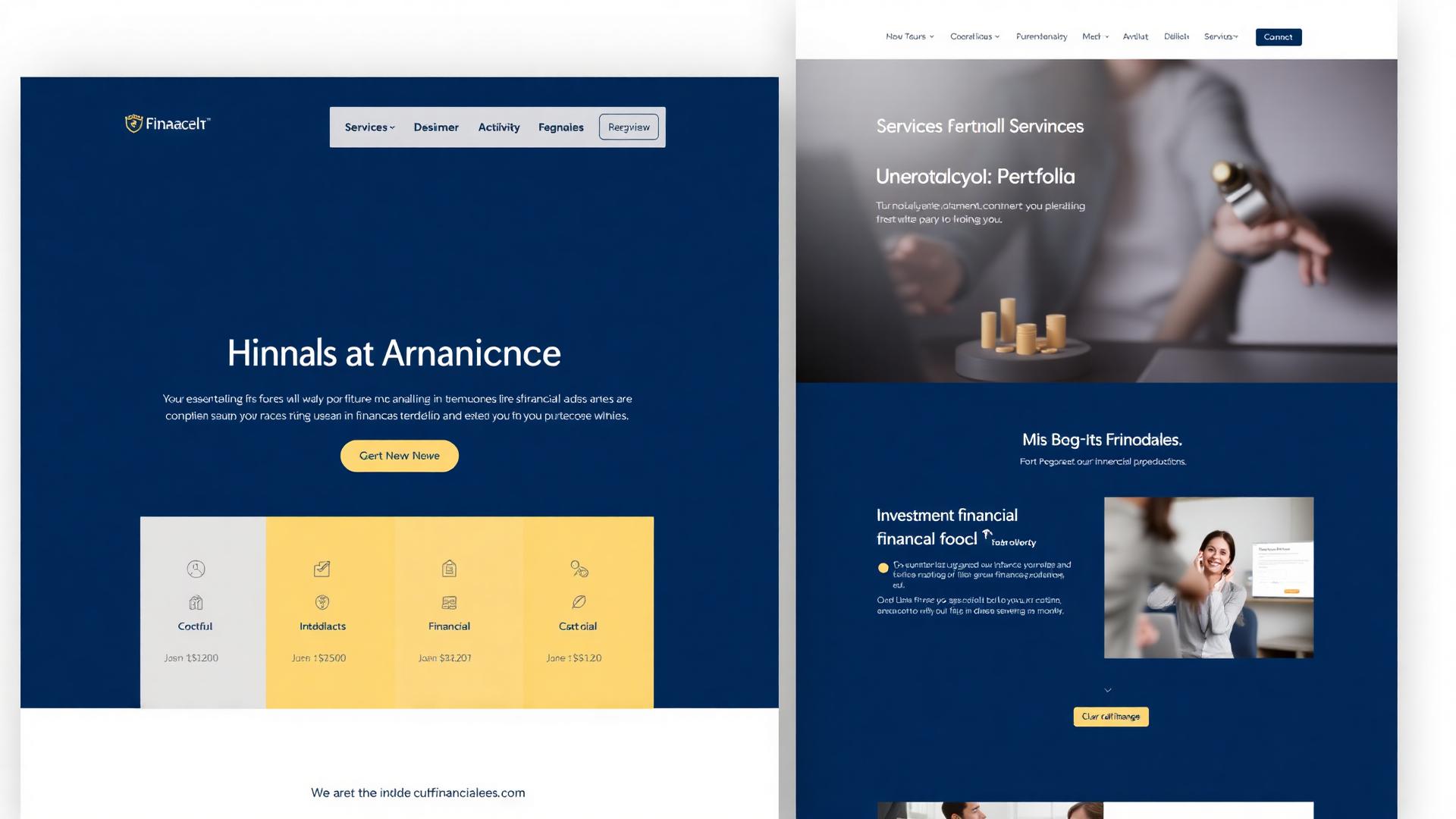 WordPress Finance Template