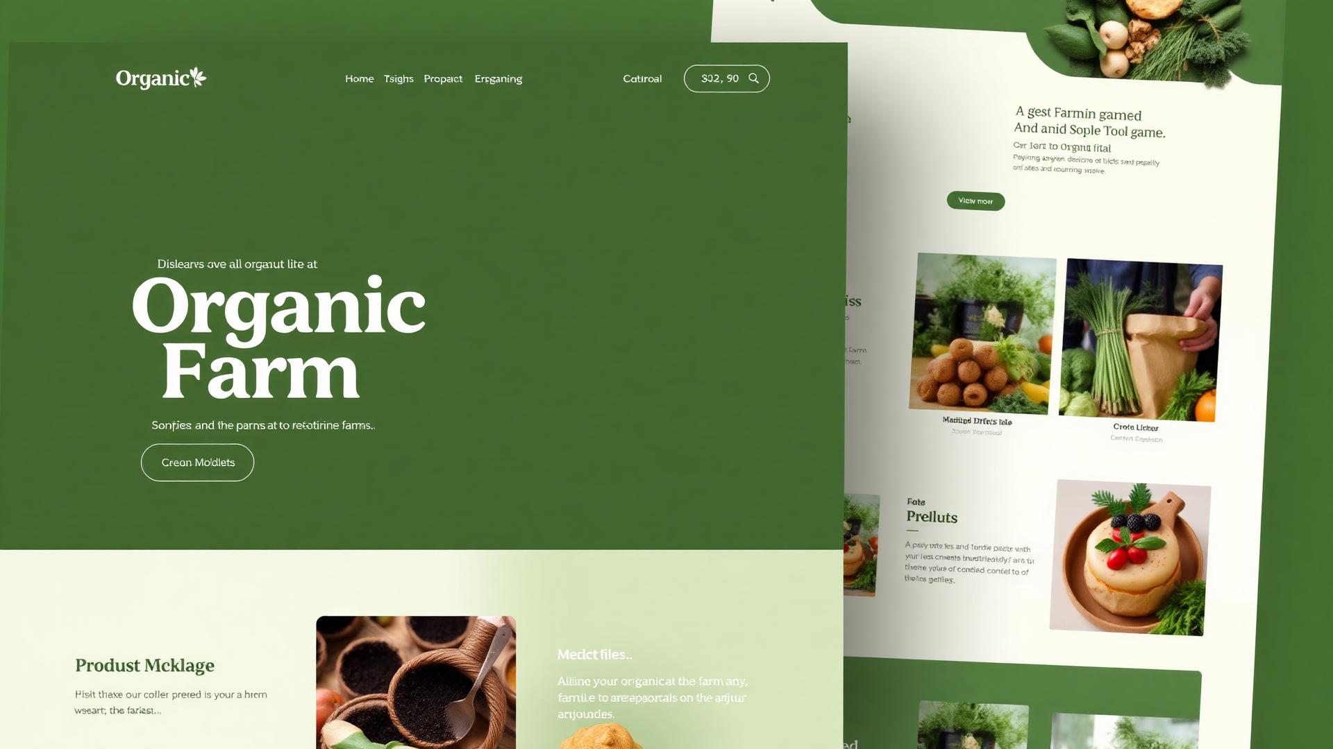 WordPress Organic Farm Template