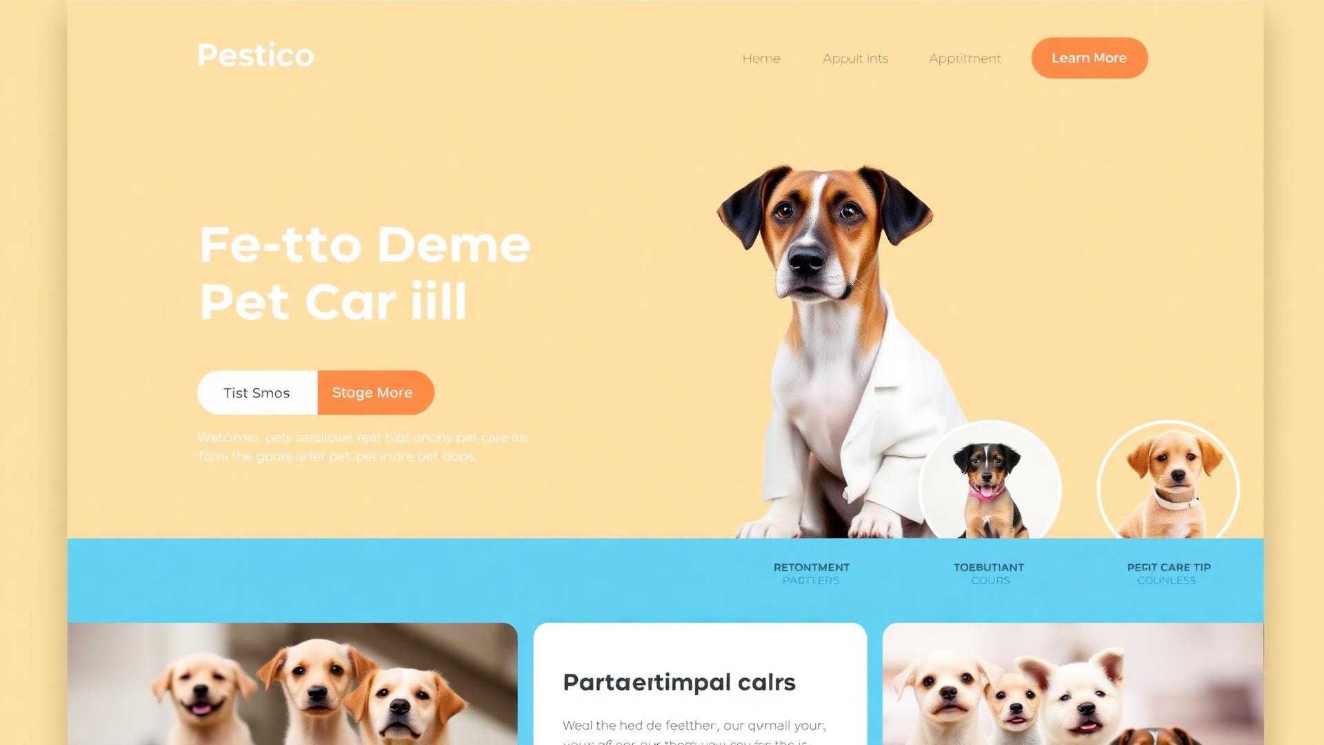 WordPress Pet Care Template