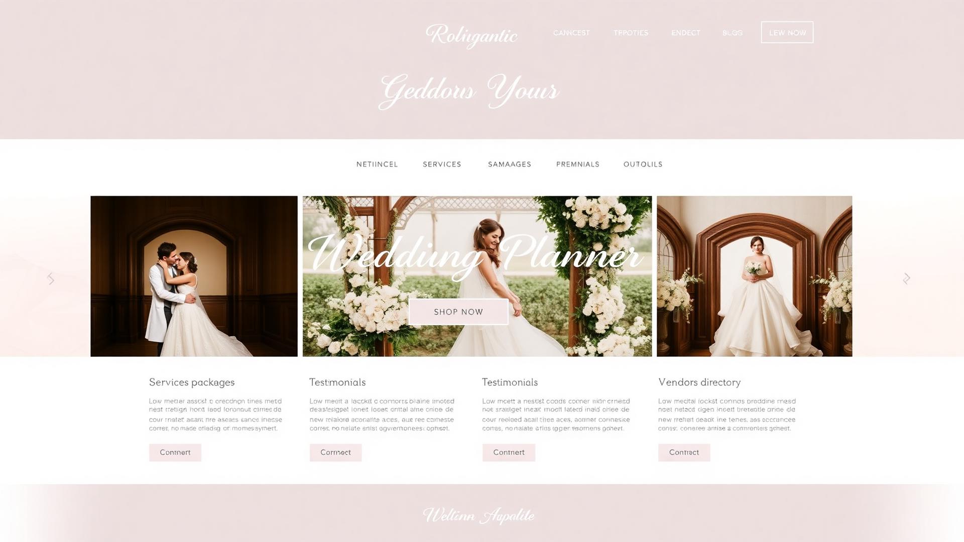 WordPress Wedding Template